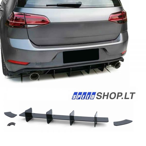 GOLF 7 GTI difuzoriaus apdaila